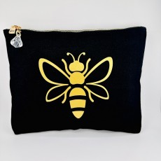 Bee Black Make Up Bag